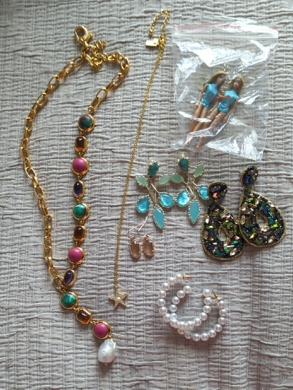 Jewelry Lot Necklaces And Earrings kate Spade Kendra scott Lele Sadoughi